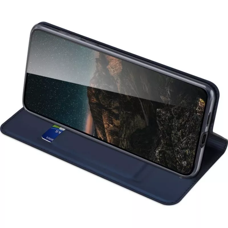 DUX DUCIS Wallet Case Skin Pro pre Samsung Galaxy S25, modré