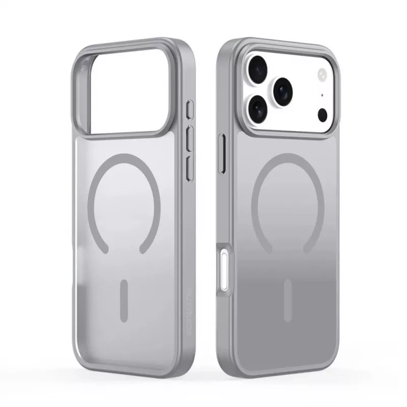 Dux Ducis YIND PC+TPU puzdro s MagSafe pre Apple iPhone 17 Pro sivé