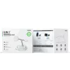 Duzzona W16 15W 3-in-1 magnetická bezdrôtová nabíjačka biela