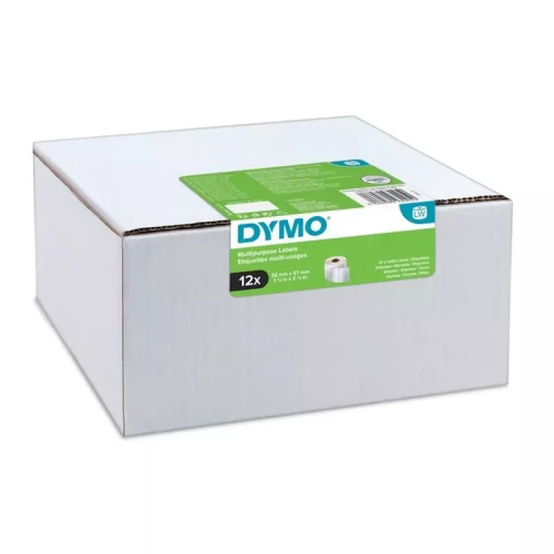 DYMO Authentic LabelWriter veľké adresné etikety 36mm x 89mm transparentné, 2 rolky so 130 (260 etikiet)
