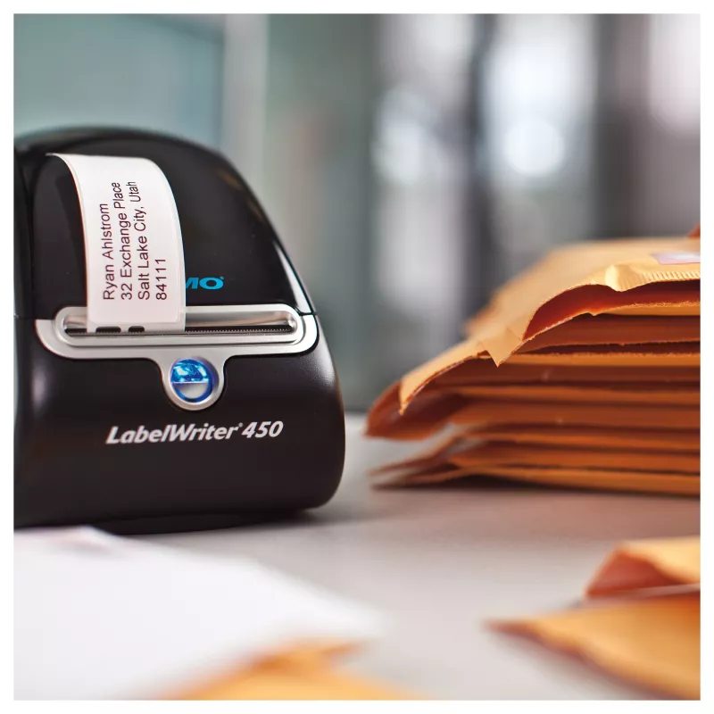 DYMO LabelWriter adresné etikety 99010, 28x89 mm, biela, 2 rolky po 130