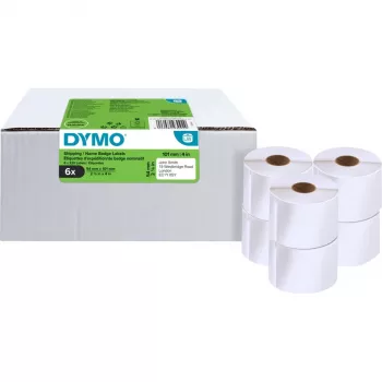 DYMO LabelWriter etikety na zásielky a menovky, 54 x 101 mm, biela, permanentné lepidlo, 220 etikiet na rolku