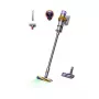 Dyson V15 Detect Absolute tyčový vysávač na batériu, ušľachtilá oceľ, 240AW, LCD displej, 60 min výdrž