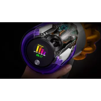 Dyson V15s Detect Submarine 2-in-1 tyčový vysávač, suché a mokré vysávanie, bez vrecka, 0,77 L, Nickel/žltá