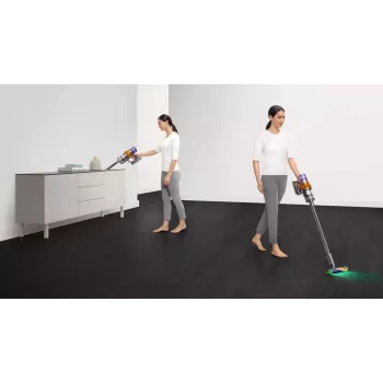 Dyson V15s Detect Submarine 2-in-1 tyčový vysávač, suché a mokré vysávanie, bez vrecka, 0,77 L, Nickel/žltá