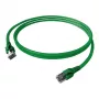 EasyLan FlexBoot Cat.6A S/FTP Patchkabel, zelený, 0,50m
