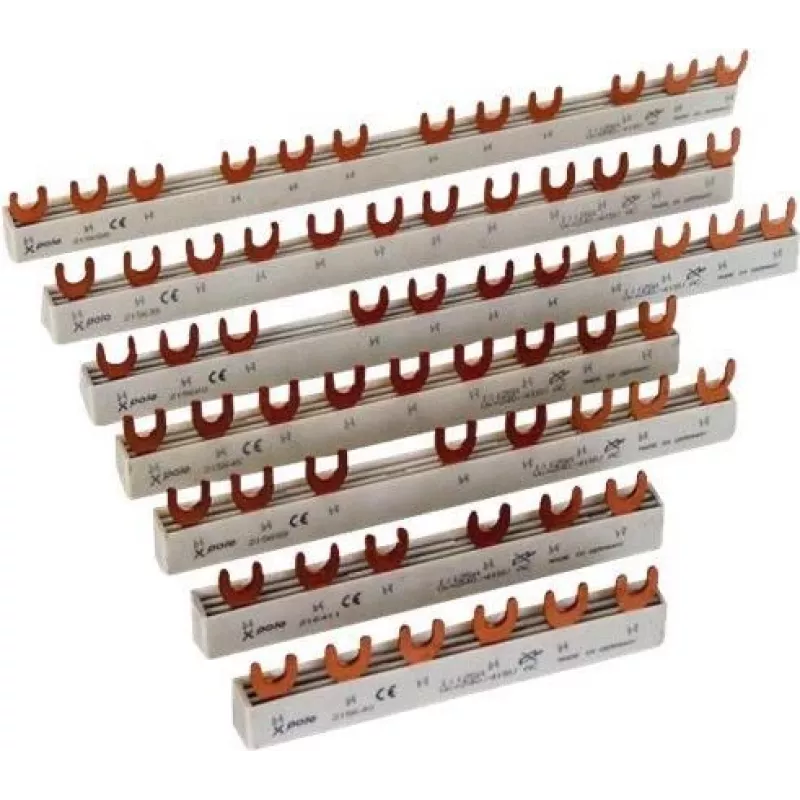 Eaton EVG-3PHAS/12MODUL 3-fázová prípojnica, vidlicový typ, 12 modulov, 10 mm2
