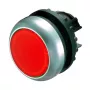 Eaton M22-DL-R svietiace tlačidlo spínač, plochý, červený, momentný, 22,5 mm