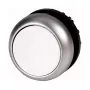 Eaton M22-DL-W tlačidlový ovládač, biely, kovový predný krúžok, 22,5 mm