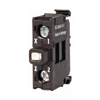 Eaton M22-LEDC-W Biely LED prvok, montáž na základňu, 12-30 V AC/DC, 8-15 mA, skrutkovacie svorky