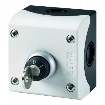 Eaton M22-WRS/KC11/I kľúčový spínač, 2 polohy, 1NO+1NC, aretovací, IP66, 22,5mm