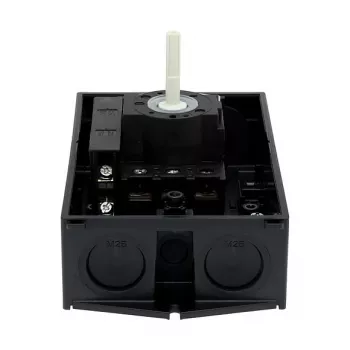 Eaton P1-25/I2/SVB/HI11 25A 3-pólový hlavný vypínač s núdzovým zastavením, povrchová montáž, IP65, červený/žltý