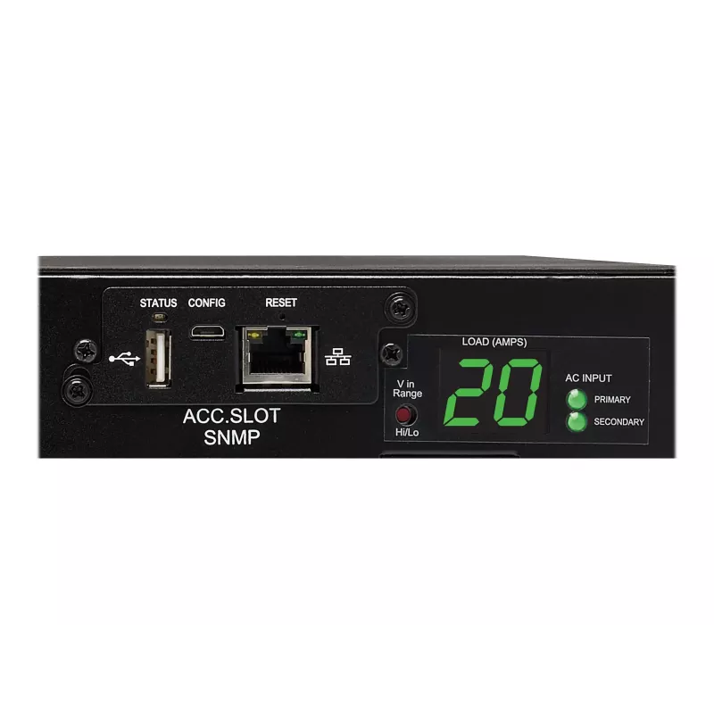 EATON PDUMH20HVATNET Metered PDU 20A 208/240V 0U vertikálny rackmount s 20 zásuvkami