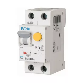 EATON PXK-B16/1N/003-A RCBO 16A 30mA, 1P+N, charakteristika B, RCD typ A