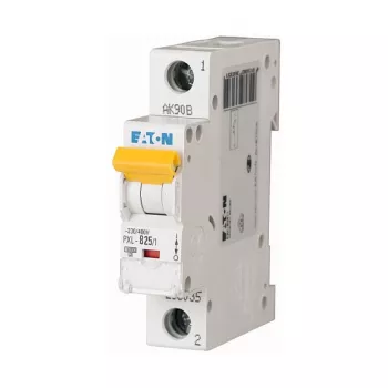 EATON PXL-B25/1 istič MCB, 25A, 1-pólový, typ B, 10kA, DIN lišta