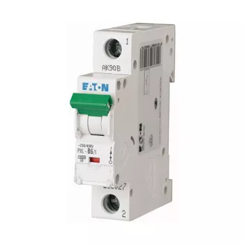 Eaton PXL-B6/1 istič, 6A, 1-pólový, charakteristika B (236027)