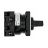 Eaton T0-1-15431/E 1-pólový vačkový spínač 20A, 690V AC, čierny/sivý, predná montáž, IP65