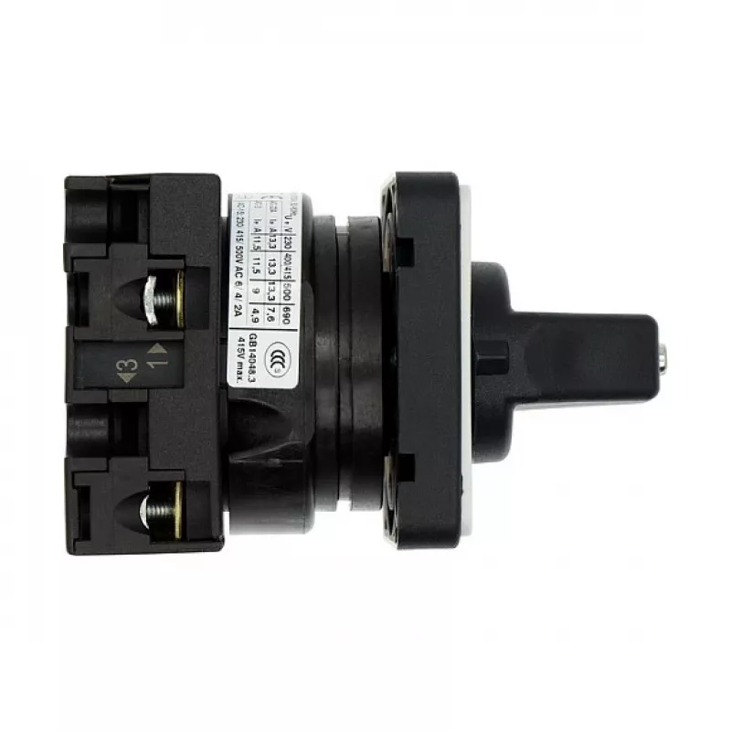 Eaton T0-1-15431/E 1-pólový vačkový spínač 20A, 690V AC, čierny/sivý, predná montáž, IP65