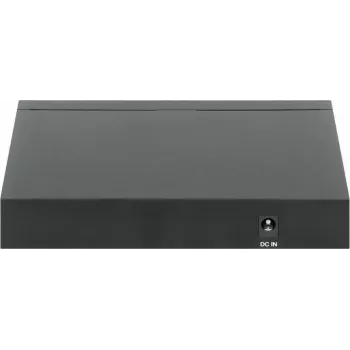 Eaton Tripp Lite Series stolný Gigabit Ethernet neřízený switch PoE+ Pass-Through 5-portový 2,5 Gbps 70W kovový