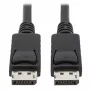 EATON Tripp Lite Series DisplayPort kábel so zaisťovacími konektormi, 4K 60 Hz (M/M), čierny, 10 ft (3,05 m)