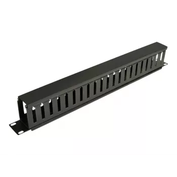 Eaton Tripp Lite Series rackový kryt horizontálny káblový manažér (Finger Duct) 1URM - čierny - 1U - 19 inch