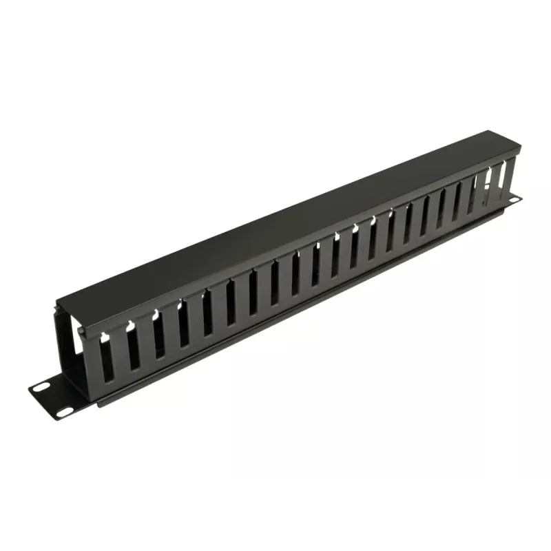 Eaton Tripp Lite Series rackový kryt horizontálny káblový manažér (Finger Duct) 1URM - čierny - 1U - 19