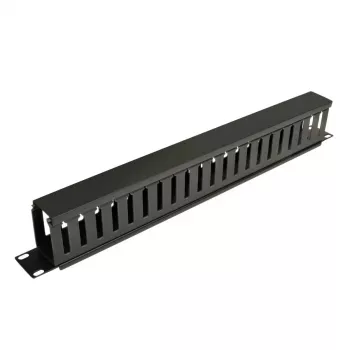 Eaton Tripp Lite Series rackový kryt horizontálny káblový manažér (Finger Duct) 1URM - čierny - 1U - 19 inch