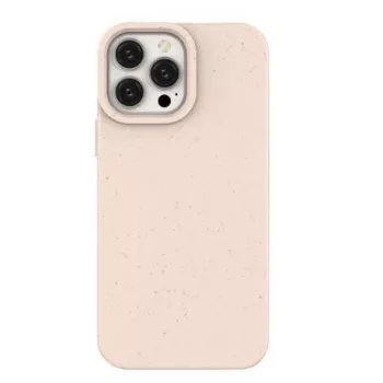 Eco Apple iPhone 14 Pro Max silikónové biologicky odbúrateľné puzdro ružové