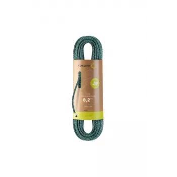 EDELRID Lina Starling Protect Eco Dry 8,2mm 70m Icemint/Night polovičné/dvojité lano