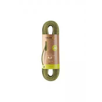 EDELRID Lina Starling Protect Eco Dry 8,2 mm 70 m Žlto-nočné horolezecké lano