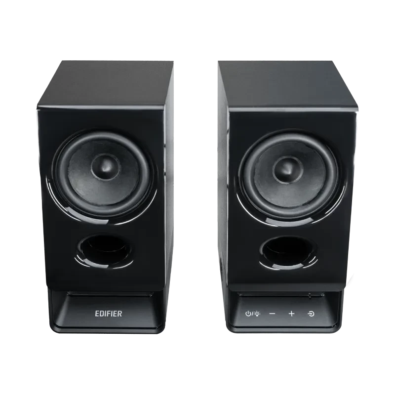 Edifier R20BT kompaktné Bluetooth 2.0 reproduktory s okolitým osvetlením, čierne
