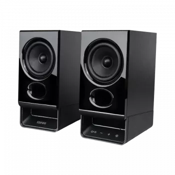 Edifier R20BT kompaktné Bluetooth 2.0 reproduktory s okolitým osvetlením, čierne