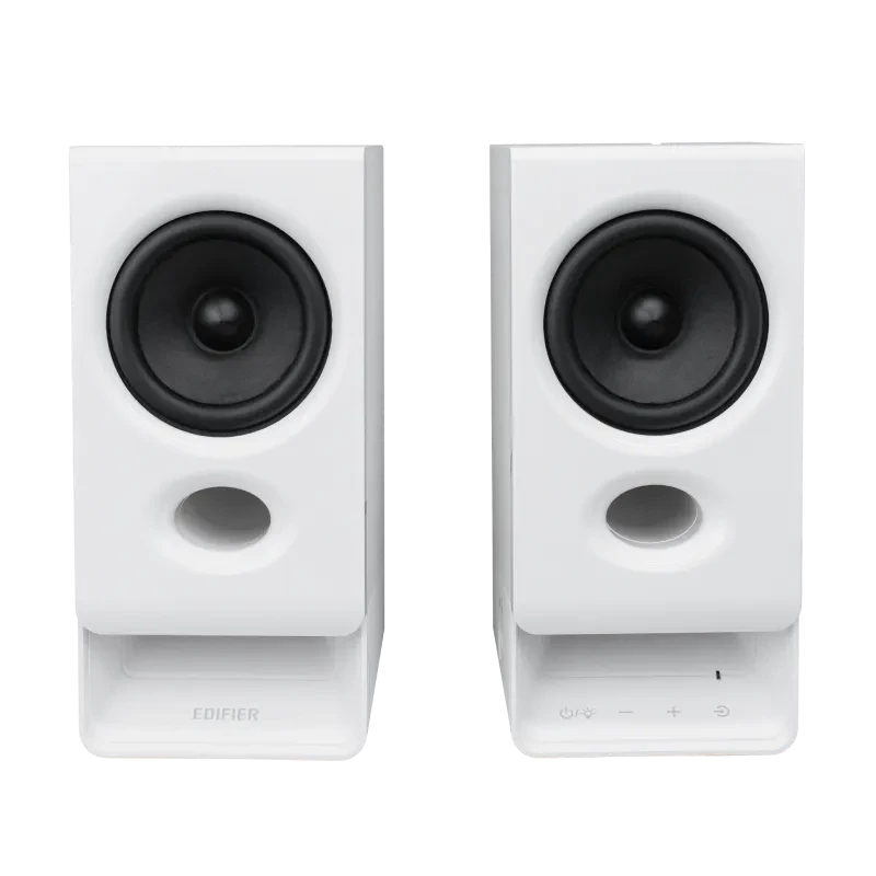 Edifier R20BT kompaktné Bluetooth 2.0 reproduktory s okolitým osvetlením, biele