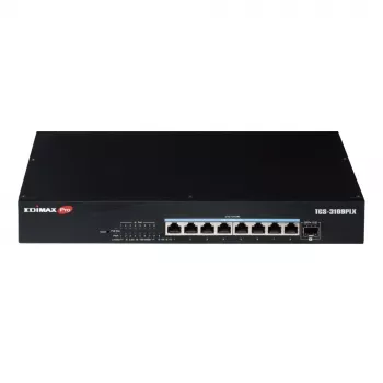 Edimax Pro TGS-3109PLX 9-portový Web Smart Multi-Gigabit PoE++ switch s 8x 2,5G a 1x 10G SFP+