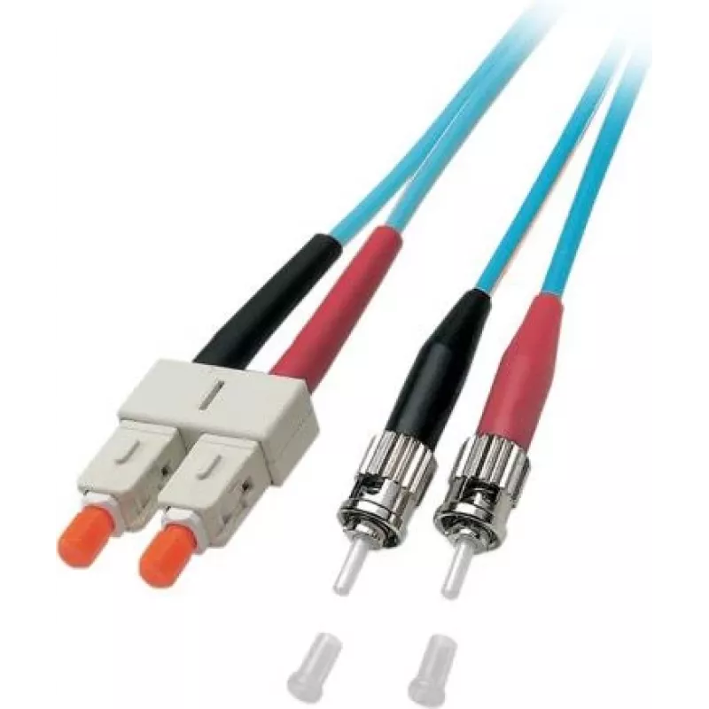 EFB duplexné vláknové patch kábel SC-ST OM3 50/125µm LSZH aqua 5m