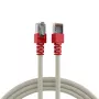 EFB ECOLAN Cat.5e SF/UTP crossover patch kábel, RJ45, CCA, PVC, sivá, 0,5m
