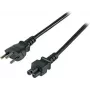 EFB EK495.1,8 Swiss Typ 12 na IEC C5 napájací kábel, 1,8 m, čierna, 3 x 0,75 mm²