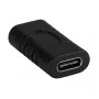 EFB Electronics USB 3.2 Type-C adaptér, Type-C samica - Type-C samica, čierny