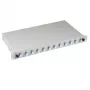 EFB Elektronik B71921L12 LC zváracia kazeta OS2 Singlemode 12 pigtailov / 6 spojok, modrá/sivá, kov, 483 mm