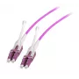 EFB Elektronik Duplex prepojovací kábel LC-LC OM4 3 m s Push/Pull jazýčkom a vymeniteľnou polaritou