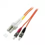 EFB-Elektronik Duplex Jumper LC-ST 50/125µm OM2 LSZH oranžový 2,0mm 5m