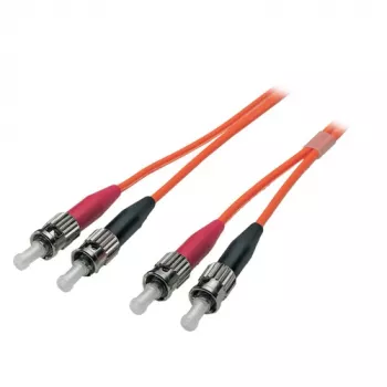 EFB Elektronik Duplex Jumper ST-ST 50/125µm OM2 LSZH oranžový 3,0mm 10m