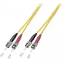 EFB Elektronik duplexný jumper ST-ST 9/125µm OS2 LSZH žltý 0,5 m