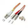 EFB-Elektronik ECOFIBER Duplex Jumper LC-SC 50/125 µm OM2 LSZH oranžový 2,0 mm 3 m