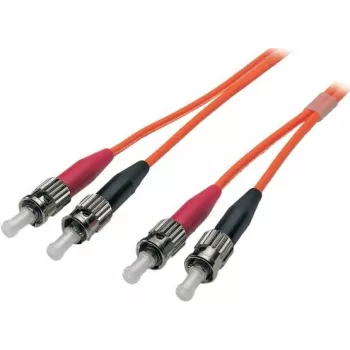 EFB Elektronik ECOFIBER duplex jumper ST-ST 50/125 µm OM2 LSZH oranžový 3,0 mm 0,5 m