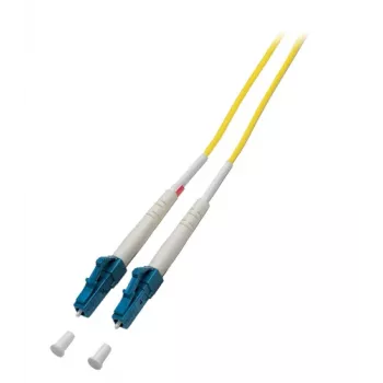 EFB-Elektronik ECOFIBER Simplex LC-LC Singlemode optický patch kábel, G.657.A2, 0,5 m, 2,0 mm, žltý, 9/125 µm