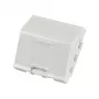 EFB ELEKTRONIK ET-25027 45x45mm krytka Keystone, 1-portový uhlový vývod, čistá biela (RAL 9010)