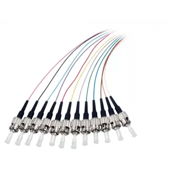 EFB Elektronik Fibre Pigtail ST-II 9/125 OS2 12-farebná sada 2m
