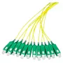 EFB Elektronik FTTH Pigtail SC/APC OS2 G.657.A2 9/125µm žltá 2m