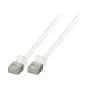 EFB Elektronik K5547WS.0,15 0.15m Cat.6a U/FTP ultra-flexibilný patch kábel, biela